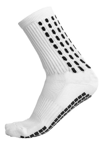 Medias 1/2 Caña Foxsocks Antideslizantes Clasicas Blanco