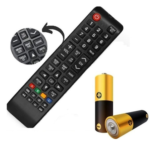 Controle Remoto Compativel C/ Tv Samsung Smart Hub Universal