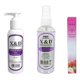 Kit Manicure Profissional + Higienizador 120ml Para Unhas