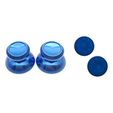 2 Botão Analógico Alumínio Grip Azul Controle Xbox One Ps4