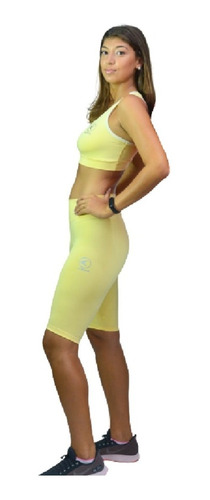 Conjunto Deportivo Mujer Calza Ciclista + Top Corvus Duo