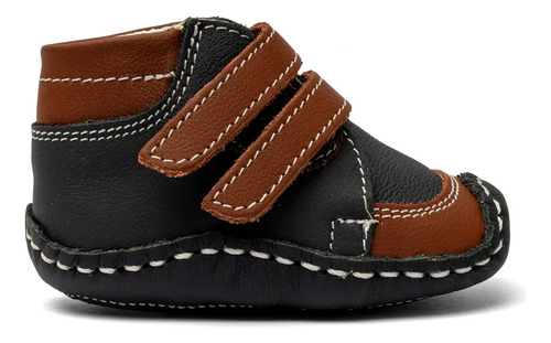 Zapato Bebe Recien Nacido Suela Antiderrapante 100% Piel 600
