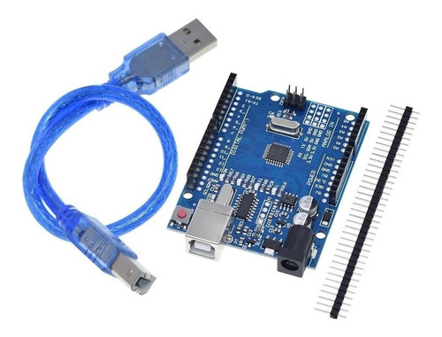 8 Compatível Arduino Uno R3 Atmega328 Smd Com Cabo Usb