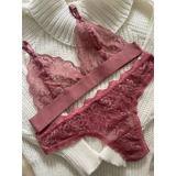 Conjunto Lencería Femenina Ropa Interior Bralette Panty