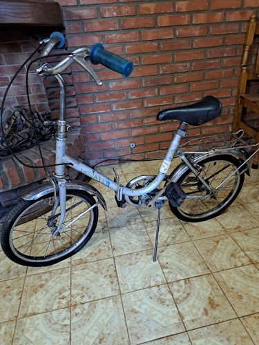 Antigua Bicicleta Plegable Rodado 20 Bonita Ideal Traslado