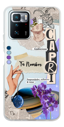 Funda Para Xiaomi Mujer Signo Zodiaco Capricornio Con Nombre