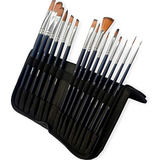 Mozart Supplies Set De Pinceles De Pintura  15 Pinceles De 