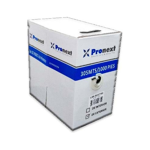 Cable Utp Lan 5ext700 Pronext Para Exterior Caja 305mts