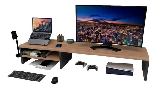 Suporte Dois Monitor Gamer Mesa Setup Home Office