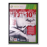 Batman Arkham City, Juego Xbox 360, 2 Discos