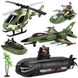 Deao Submarine Toy Army Men Action Figures Toy With Military