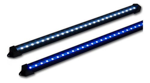 02 Luminárias Led Cores 90cm P/ Aquário Marinho Ou Plantado