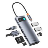 Adaptador Hub Usb-c 7 En 1 Con Hdmi 4k Pd 100w Y 3x Usb-a 5g