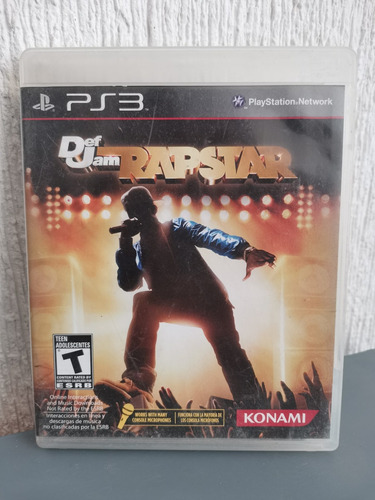 Def Jam Rapstar Play Station 3 Ps3 Juego 