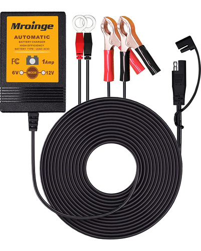 Cargador Inteligente De Batería Morange Mbc016 6 V & 12 V 1 