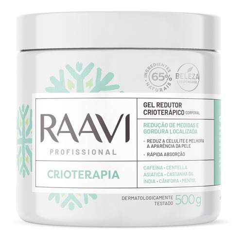 Gel Redutor Crioterapia 500g - Raavi