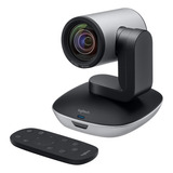Camera Web Logitech Ptz Pro Full Hd 30fps Cinza/preto Webcam