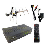 Kit Tda Deco Receptor Tv Digital + Antena Exterior Hd Aeu-05