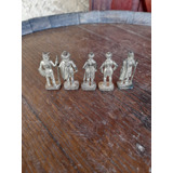 Miniaturas Antigas De Metal Kinder Ovo Western Com 5 Peças 