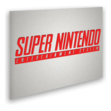 Quadro Decoração Do Gamer Super Nintendo Para Parede