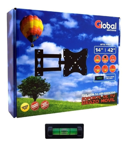 Soporte Lcd Led 14 A 42 Movil 40kg Vesa 200x200