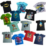 Blusas Atacado Masculina Infantil Estampa Variadas Kit C/10