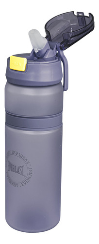 Botella De Agua Everlast 900 Ml Deportiva Con Pico Rebatible Plástico 13966 Azul