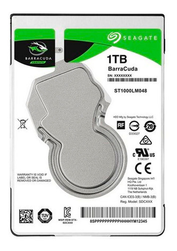 Hd Seagate Barracuda 1tb 2.5  Sata Notebook, Ps4, Xbox