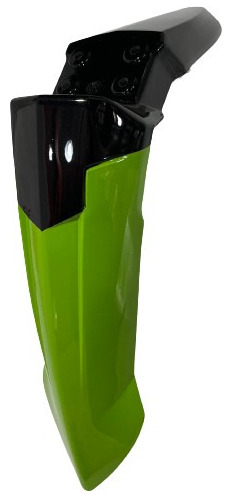 Guardabarro Del, Mondial Kx50 Negro/verde Mate Brapp Motos