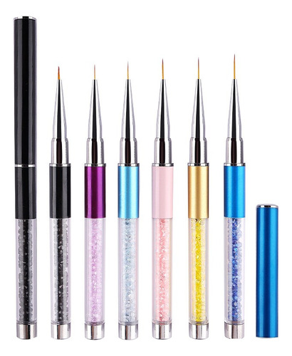 Pinceles Liner Art Liner Dibujo Plumas Profesional, 6 Unidad