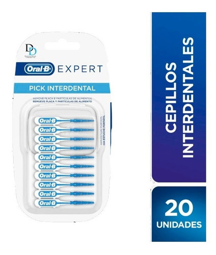 Oral-b Expert 20 Palillos Interdentales Flexibles Y Estuche
