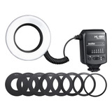 Flash Speedlite Con Anillo Led Macro Godox Ml-150ii