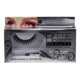 Strip Lashes Reese Robert Whisper Con Adhesivo Negro