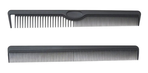 Peines De Carbono P/ Corte Cabello X 2u Peluqueria Barberia