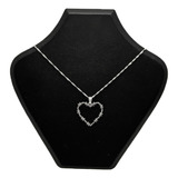 Cadena Y Dije Corazón Alambre Púas Plata 925