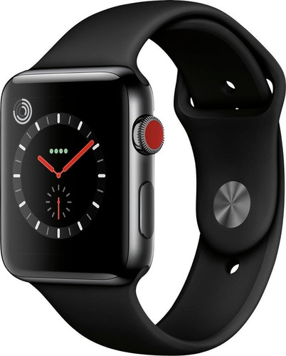 Vitrine Apple Watch 3 42mm Cinza Preto  Garantia Brindes S3