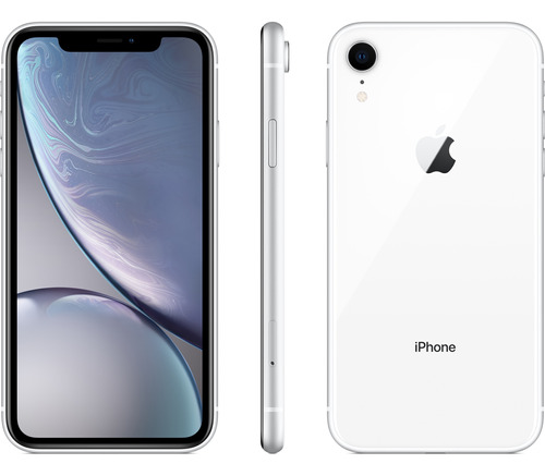 iPhone XR 64 Gb Câmera 12 Mpx Com Carregador Bateria 100%