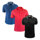 Kit 3 Camisas Camisetas Gola Polo Masculina Atacado 2023