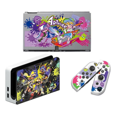 Switch Oled Funda Splatoon 3 Con Base Dock D | Meses sin interés