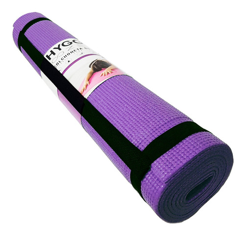 Mat Yoga Colchoneta Pilates Antideslizante Pvc 6mm + Correa