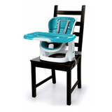 Ingenuity Smartclean Chairmate Silla Alta, Azul Pavo Real.