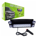 Baliza Parabrisas Autos Led Estroboscópica Rojo-azul 12v