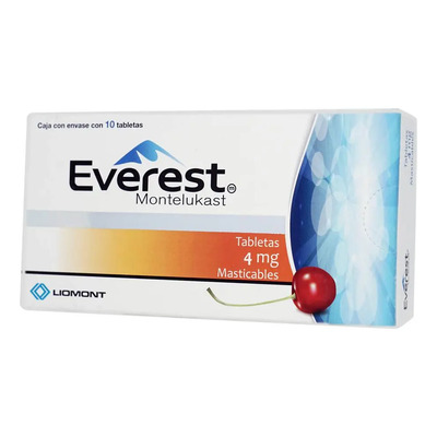 Everest - M Tabletas 4 Mg, 10 Tabletas | Envío gratis