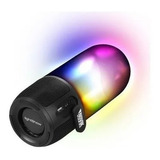  Parlante Novik Port.lightshow Bluetooth | Luces Color Negro