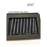 8 Cartuchos Montblanc Mystery Black Para Pluma Fuente Negros