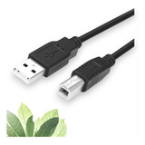 Cable Impresora Usb 2 Extension 1.24m Usb A Cuadrado