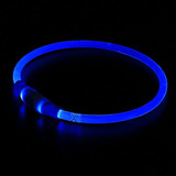 Collar De Perro Led Bseen, Usb Recargable, Color Azul