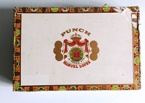 Caja De Habanos Vacia Manuel Lopez