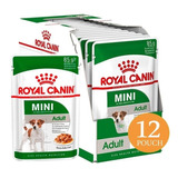 Alimento Humedo Perro Pouch Royal Canin Mini Adulto 12un. Np