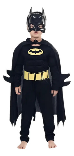 Disfraz De Batman Para Niños Cosplay Ropa *super Héroe* | Meses sin interés